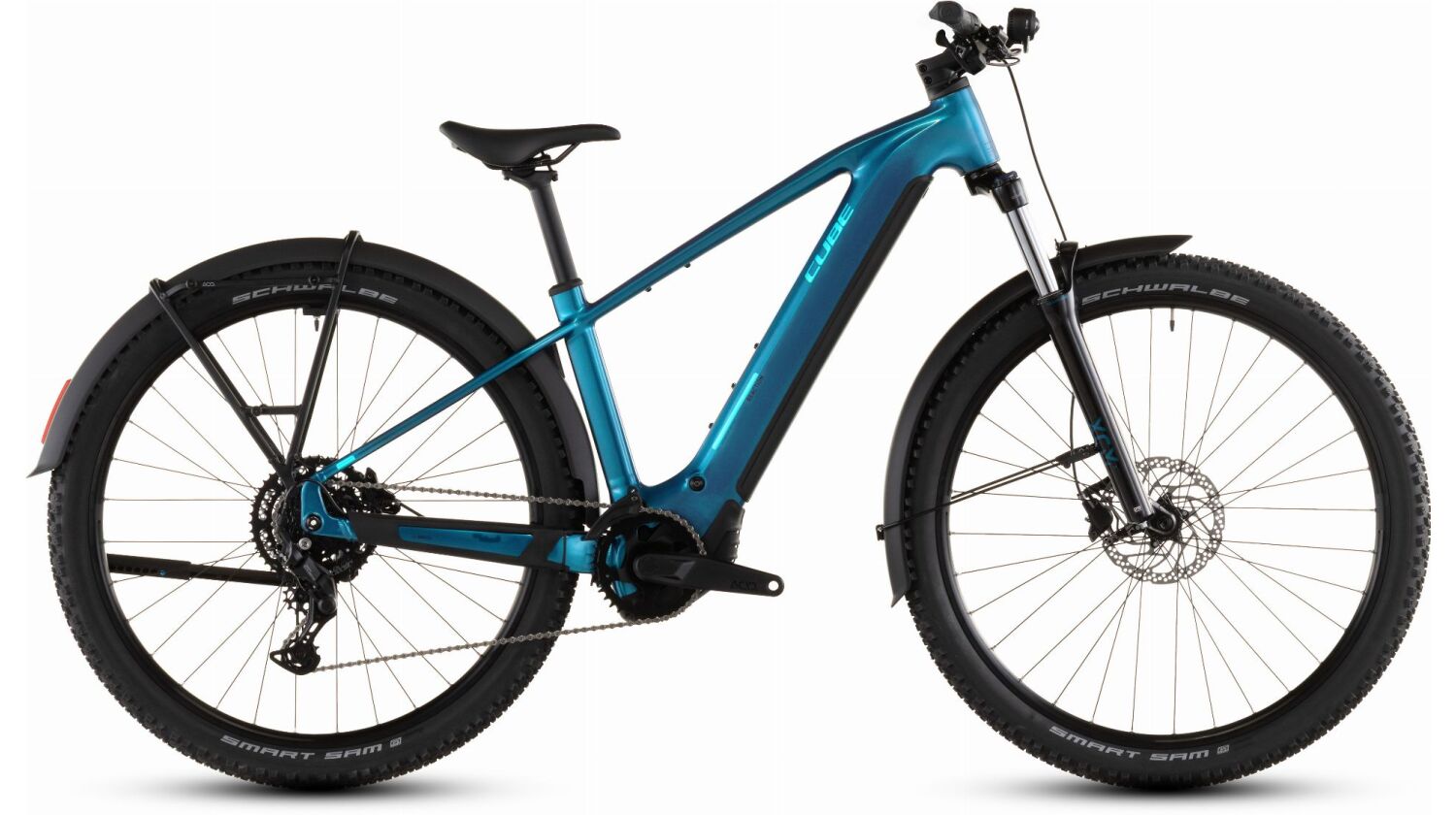 Cube Reaction Hybrid Performance FE 600 Wh E-Bike Hardtail Diamant electricblue´n´dazzle