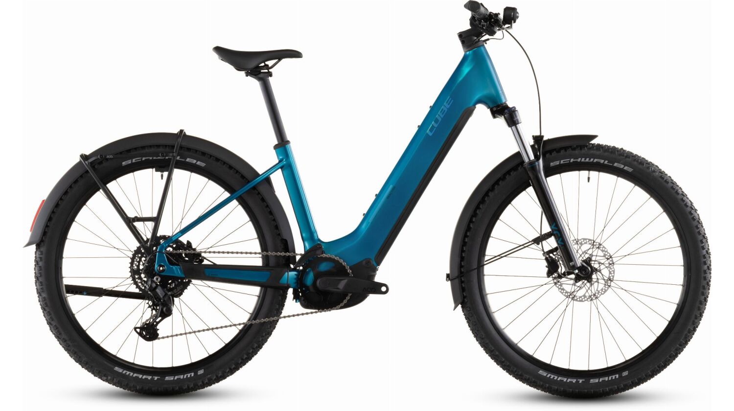 Cube Reaction Hybrid Performance FE 600 Wh E-Bike Hardtail Easy Entry 27,5" electricblue´n´dazzle