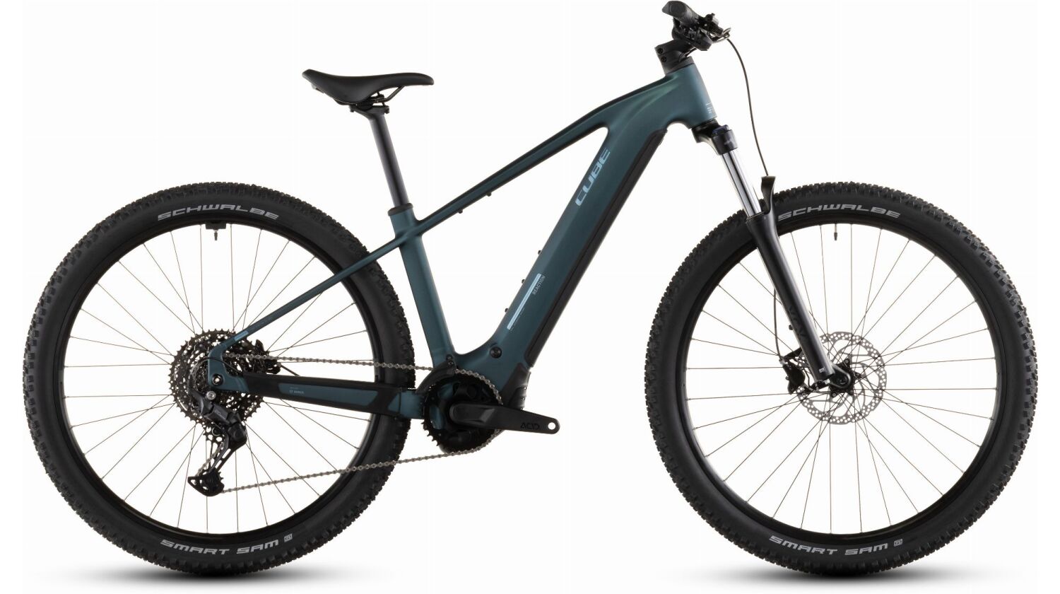 Cube Reaction Hybrid One 600 Wh E-Bike Hardtail Diamant royalgreen´n´prism