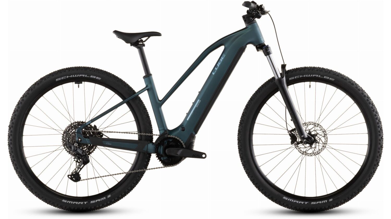Cube Reaction Hybrid One 800 Wh E-Bike Hardtail Trapeze royalgreen´n´prism