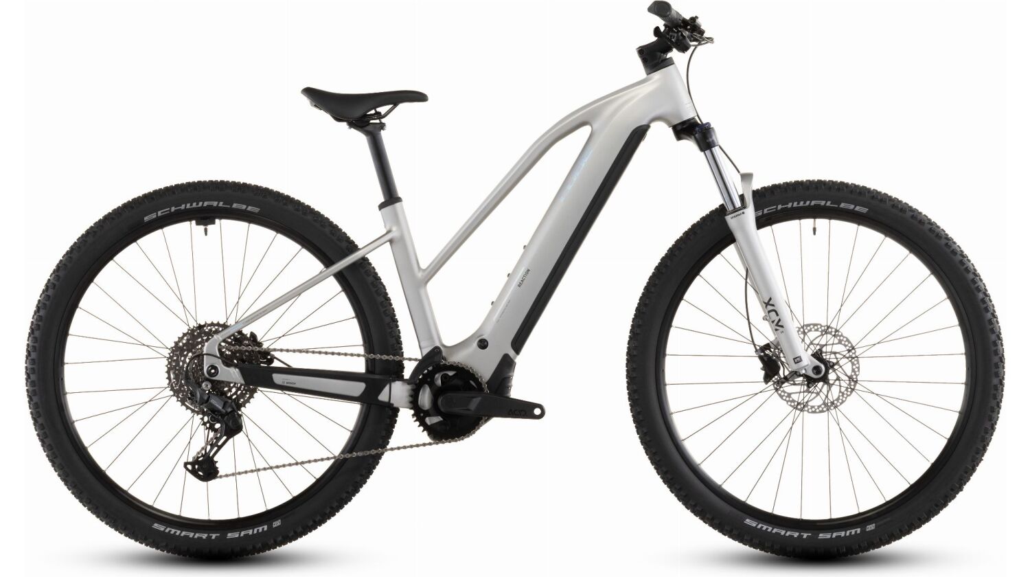 Cube Reaction Hybrid One 600 Wh E-Bike Hardtail Trapeze sleekgrey´n´prism