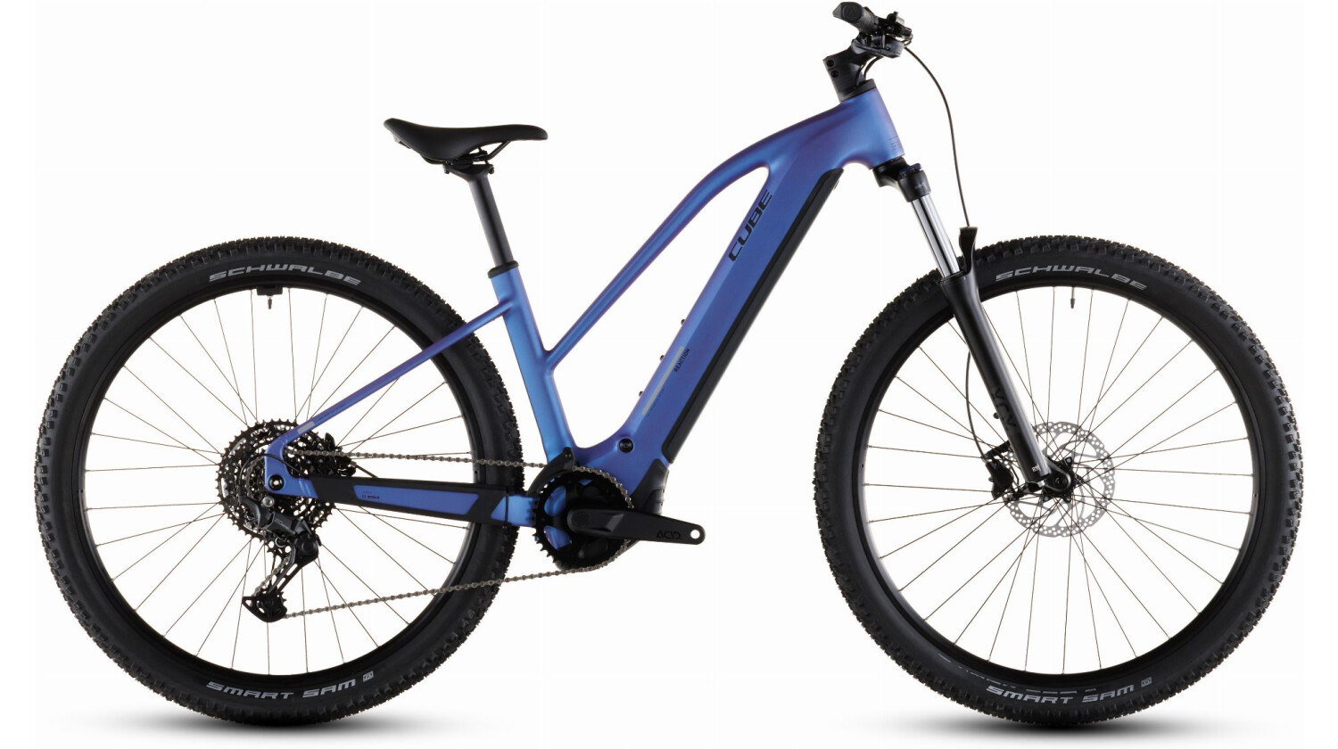 Cube Reaction Hybrid One 800 Wh E-Bike Hardtail Trapeze blueiris´n´reflect