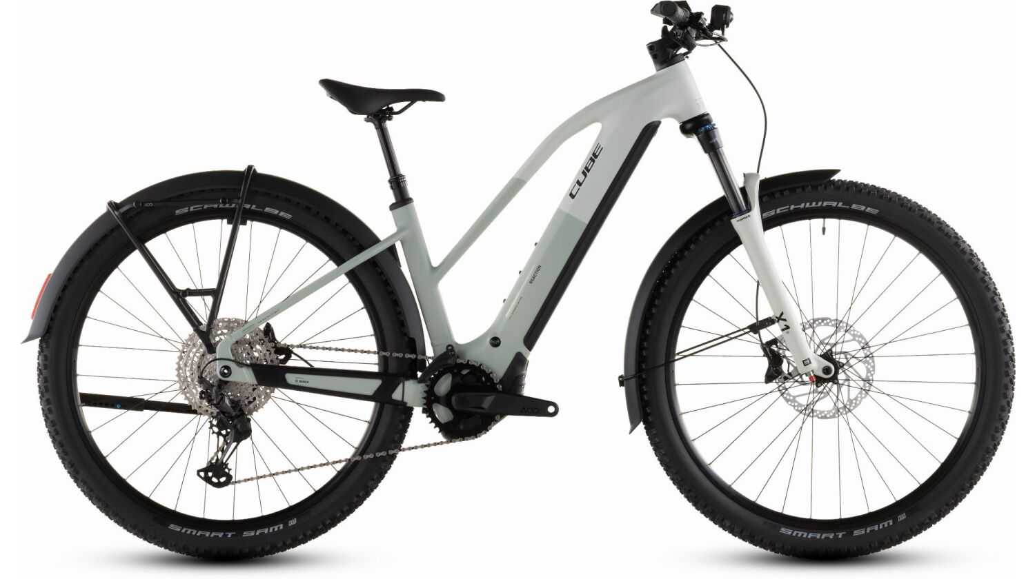 Cube Reaction Hybrid Pro FE 800 Wh E-Bike Hardtail Trapeze desertstone´n´driedherbs