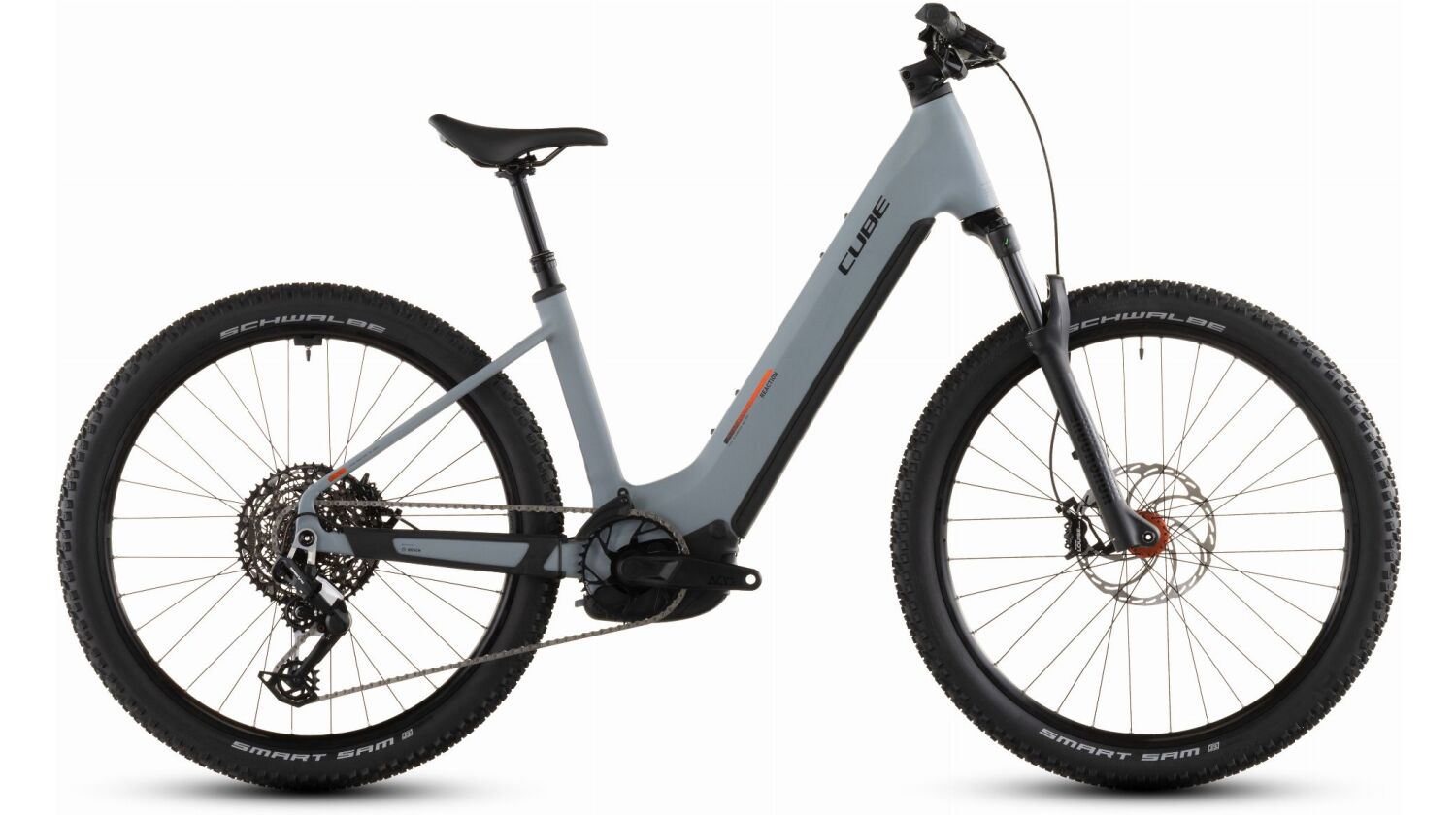 Cube Reaction Hybrid Race 800 Wh E-Bike Hardtail Easy Entry 27,5" vulcan´n´orange