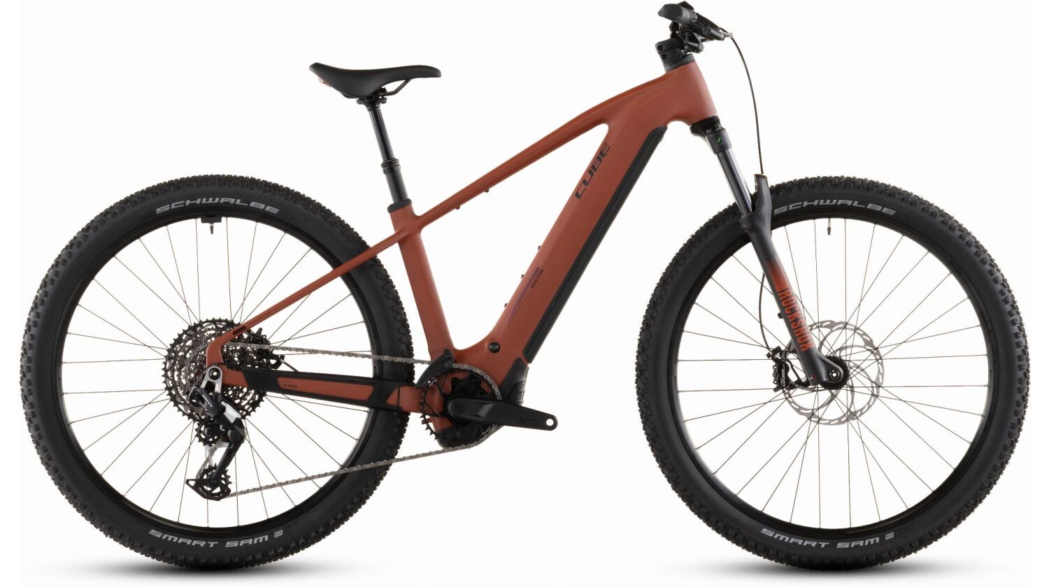 Cube Reaction Hybrid Race 800 Wh E-Bike Hardtail Diamant amber´n´black