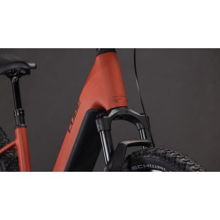 Cube Reaction Hybrid Race 800 Wh E-Bike Hardtail Easy Entry 27,5" amber&acute;n&acute;black