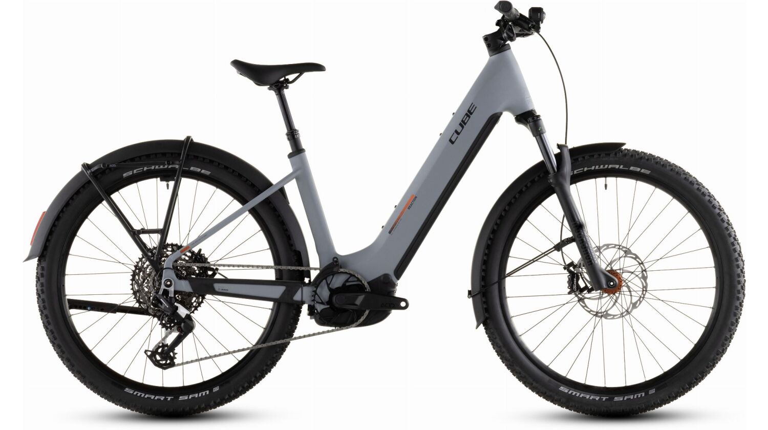 Cube Reaction Hybrid Race FE 800 Wh E-Bike Hardtail Easy Entry 27,5" vulcan´n´orange