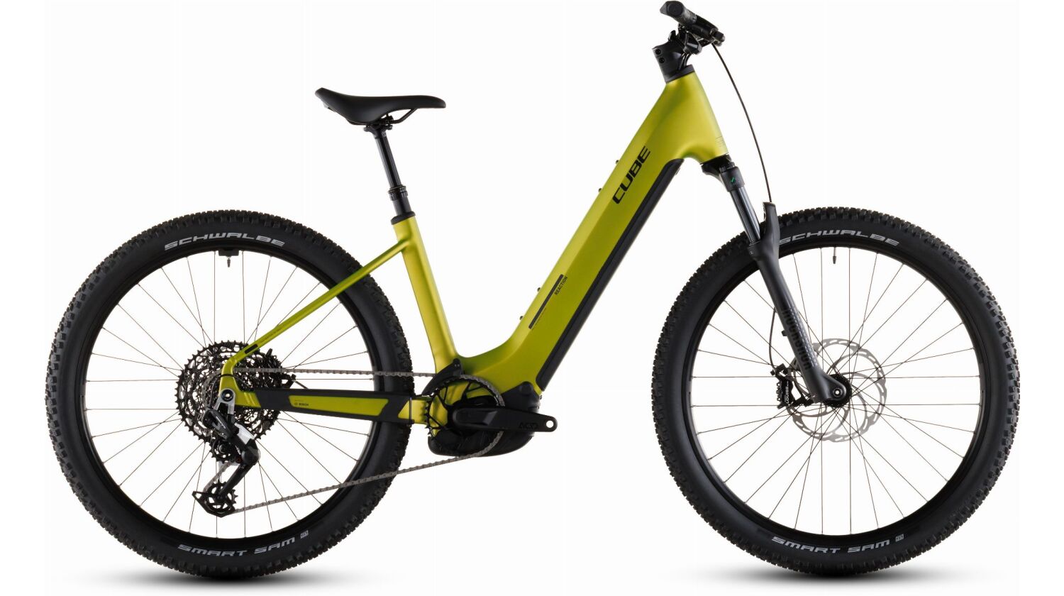 Cube Reaction Hybrid Race 800 Wh E-Bike Hardtail Easy Entry 27,5" lizard´n´black