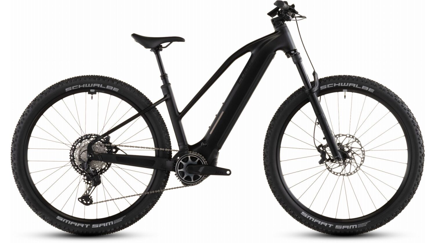 Cube Reaction Hybrid SLX 800 Wh E-Bike Hardtail Trapeze silverdust´n´chrome