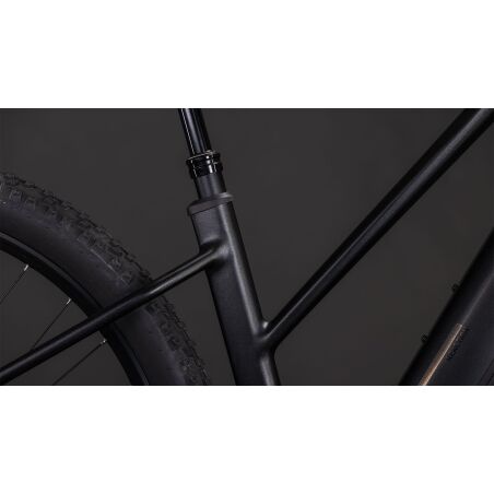 Cube Reaction Hybrid SLX 800 Wh E-Bike Hardtail Trapeze silverdust&acute;n&acute;chrome