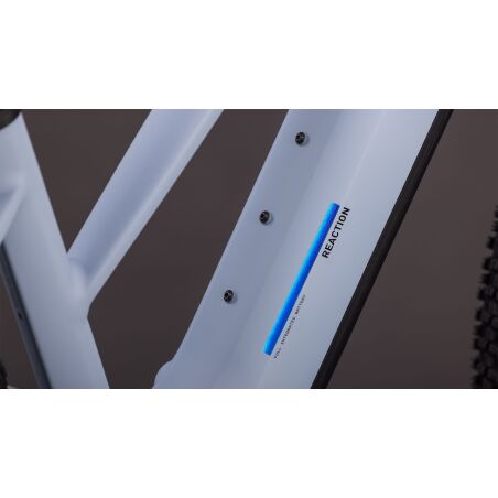Cube Reaction Hybrid SLX 800 Wh E-Bike Hardtail Trapeze gauzegrey&acute;n&acute;iceblue