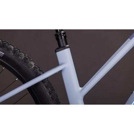 Cube Reaction Hybrid SLX 800 Wh E-Bike Hardtail Trapeze gauzegrey&acute;n&acute;iceblue