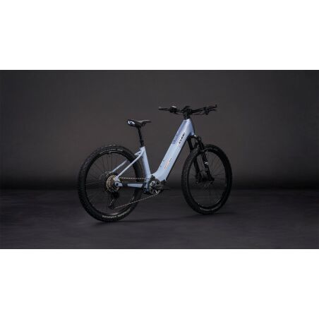 Cube Reaction Hybrid SLX 800 Wh E-Bike Hardtail Easy Entry 27,5" gauzegrey&acute;n&acute;iceblue
