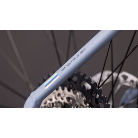 Cube Reaction Hybrid SLX 800 Wh E-Bike Hardtail Easy Entry 27,5" gauzegrey&acute;n&acute;iceblue