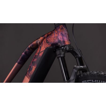 Cube Reaction Hybrid SLX 800 Wh E-Bike Hardtail Trapeze shiftblush&acute;n&acute;art