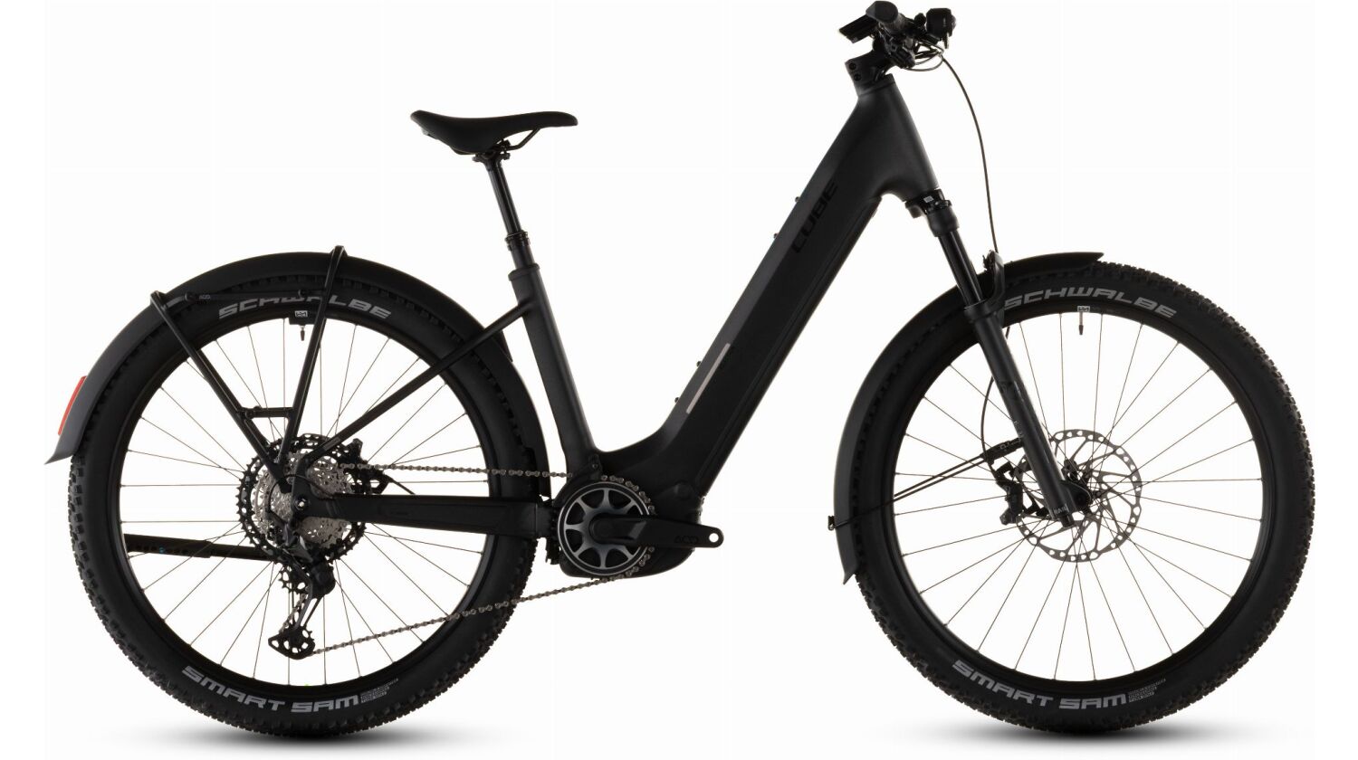 Cube Reaction Hybrid SLX FE 800 Wh E-Bike Hardtail Easy Entry 27,5" silverdust´n´chrome