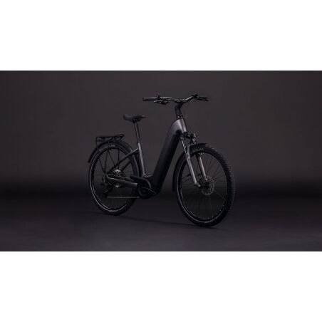Cube Nuride Hybrid Performance 600 Wh E-Bike Easy Entry 28" slapgrey&acute;n&acute;black
