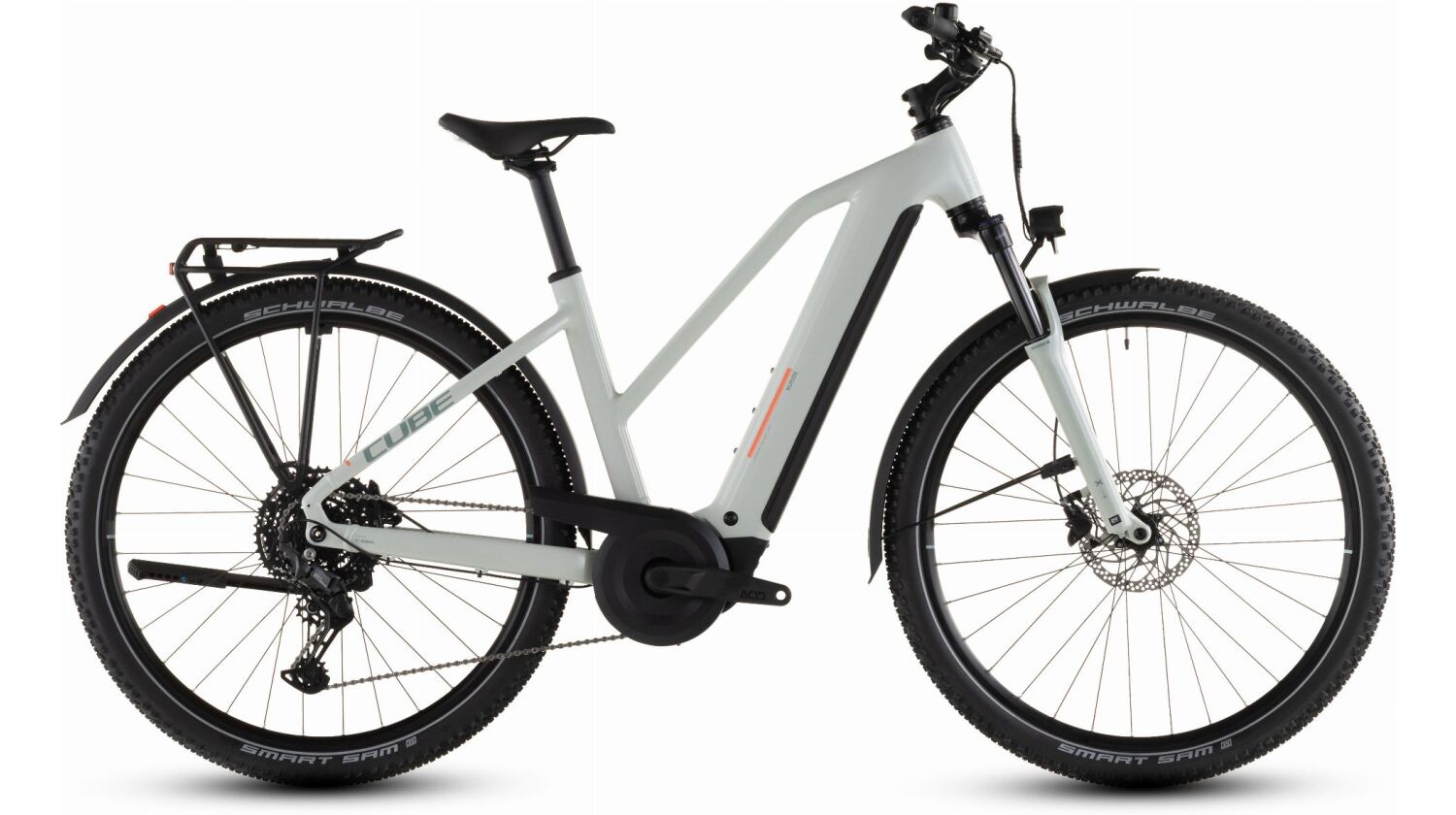 Cube Nuride Hybrid Performance 600 Wh E-Bike Trapeze 28" desertstone´n´grey