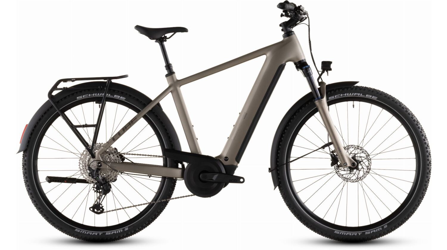 Cube Nuride Hybrid Pro 600 Wh E-Bike Diamant 28" flashstone´n´chrome