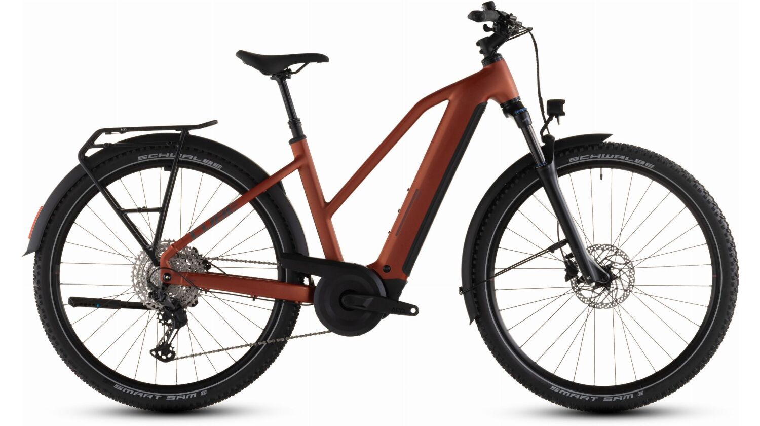 Cube Nuride Hybrid Pro 600 Wh E-Bike Trapeze 28" chilli´n´black