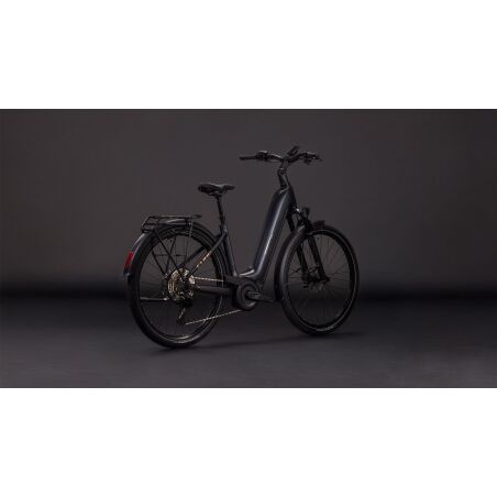 Cube Nuride Hybrid SLX 800 Wh E-Bike Easy Entry 28&quot; black&acute;n&acute;gold