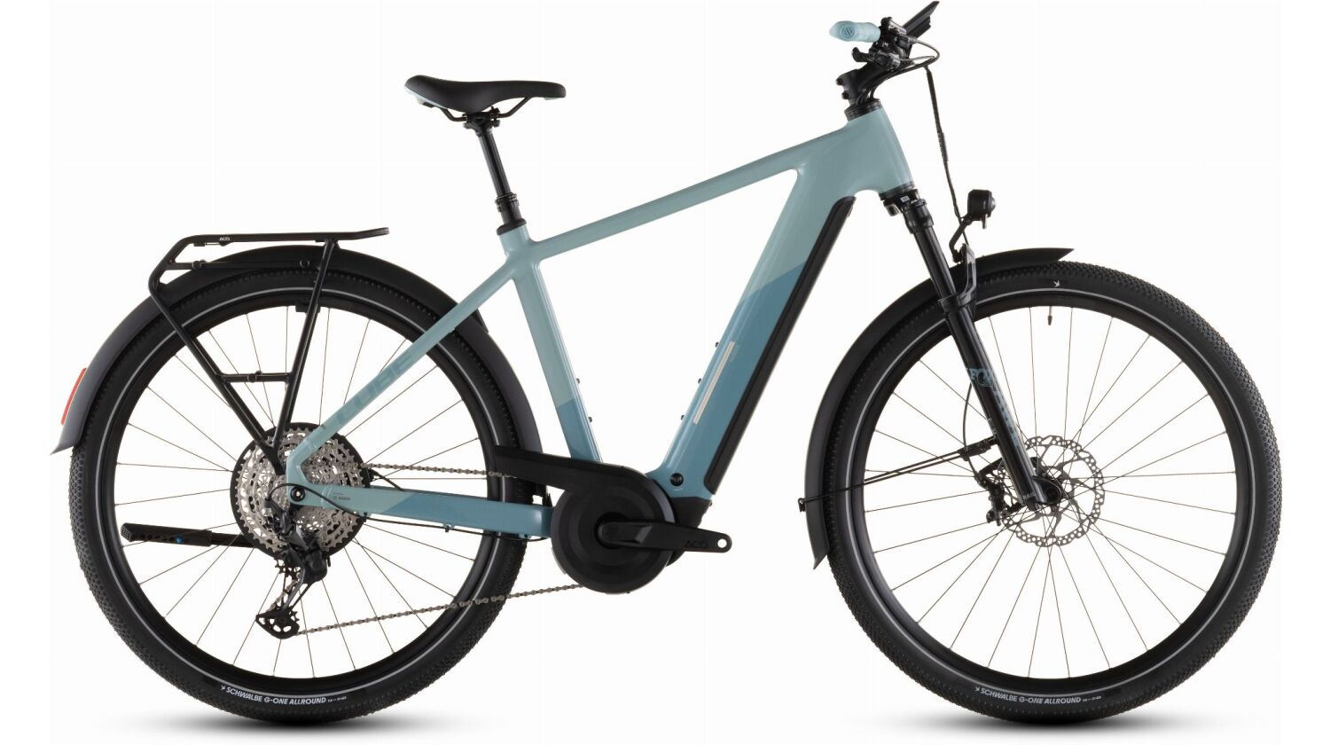 Cube Nuride Hybrid SLX 800 Wh E-Bike Diamant 28" skylight´n´arubablue