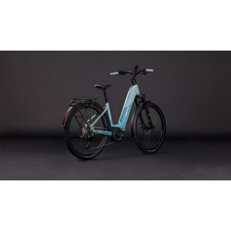Cube Nuride Hybrid SLX 800 Wh E-Bike Easy Entry 28&quot; skylight&acute;n&acute;arubablue