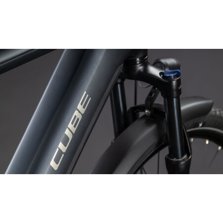 Cube Touring Hybrid One 600 Wh E-Bike Diamant 28" coal&acute;n&acute;chrome