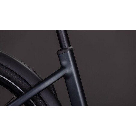 Cube Touring Hybrid One 600 Wh E-Bike Easy Entry 28" coal&acute;n&acute;chrome