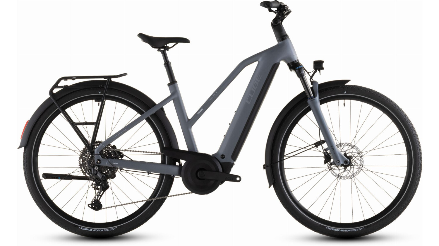 Cube Touring Hybrid Pro 800 Wh E-Bike Trapeze 28" pearlgrey´n´grey