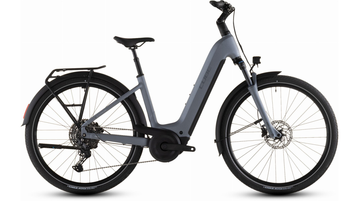 Cube Touring Hybrid Pro 800 Wh E-Bike Easy Entry 28" pearlgrey´n´grey