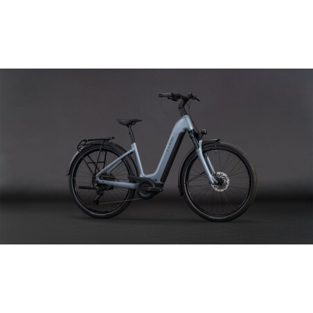 Cube Touring Hybrid Pro 800 Wh E-Bike Easy Entry 28" pearlgrey&acute;n&acute;grey