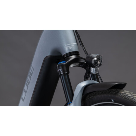 Cube Touring Hybrid Pro 800 Wh E-Bike Easy Entry 28" pearlgrey&acute;n&acute;grey