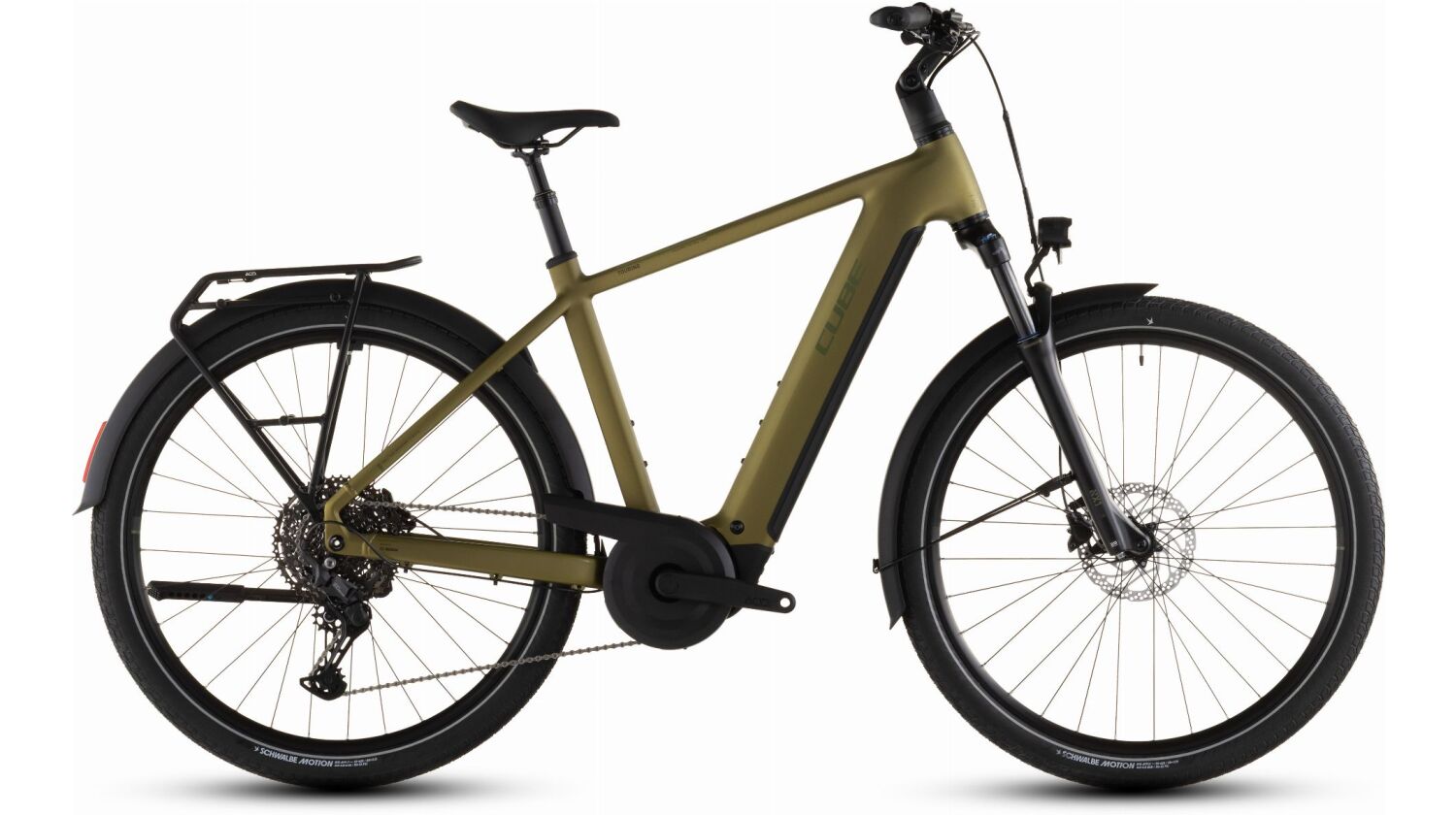 Cube Touring Hybrid Pro 800 Wh E-Bike Diamant 28" goldenlime´n´black