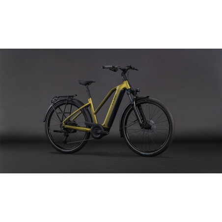 Cube Touring Hybrid Pro 800 Wh E-Bike Trapeze 28" goldenlime&acute;n&acute;black