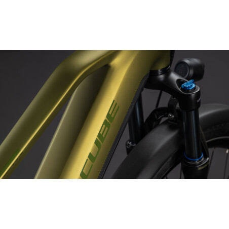 Cube Touring Hybrid Pro 800 Wh E-Bike Trapeze 28" goldenlime&acute;n&acute;black