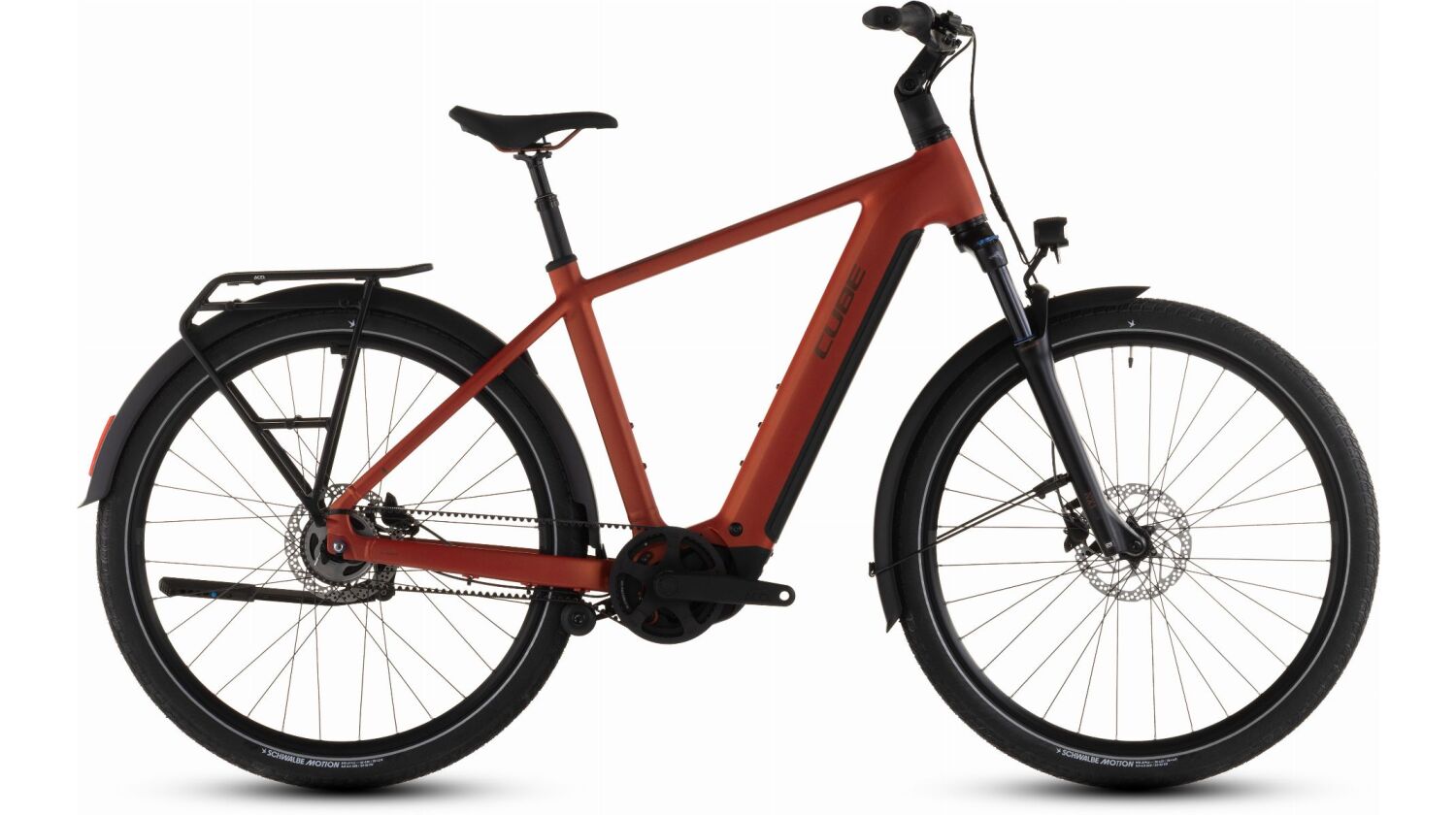 Cube Touring Hybrid Comfort SLX 800 Wh E-Bike Diamant 28" chilli´n´chrome