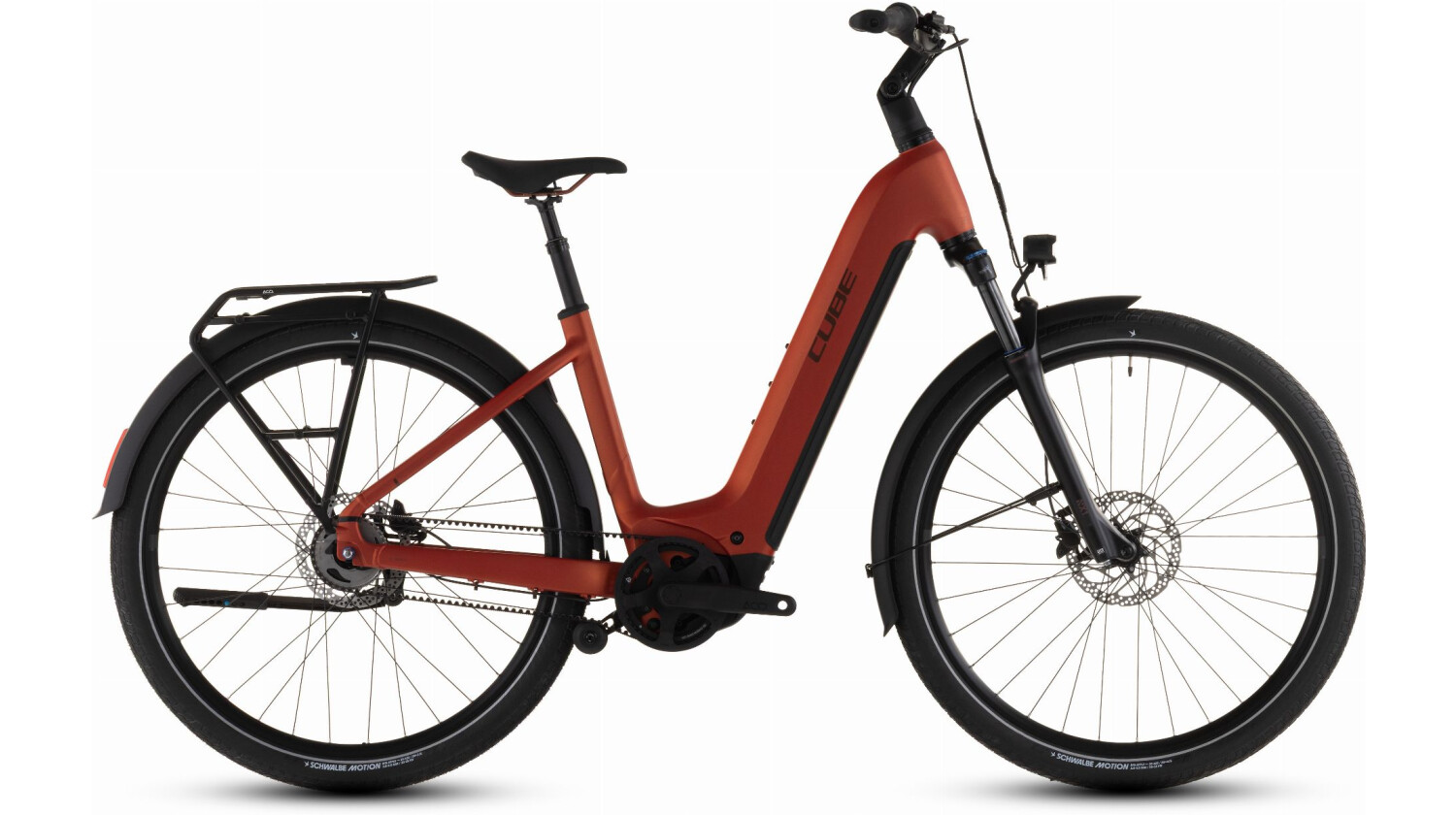 Cube Touring Hybrid Comfort SLX 800 Wh E-Bike Easy Entry 28" chilli´n´chrome