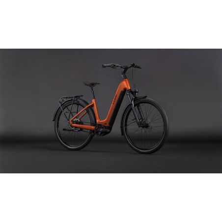 Cube Touring Hybrid Comfort SLX 800 Wh E-Bike Easy Entry 28&quot; chilli&acute;n&acute;chrome