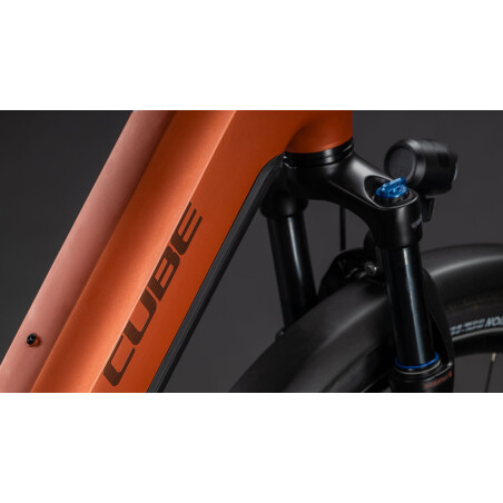 Cube Touring Hybrid Comfort SLX 800 Wh E-Bike Easy Entry 28&quot; chilli&acute;n&acute;chrome