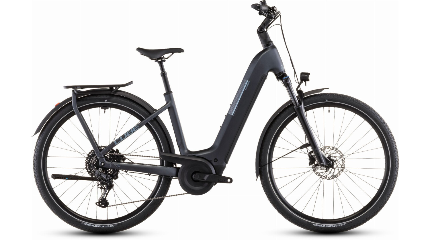 Cube Kathmandu Hybrid One 800 Wh E-Bike Easy Entry 28" metallicgrey´n´grey