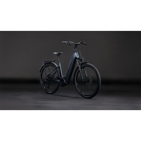 Cube Kathmandu Hybrid One 800 Wh E-Bike Easy Entry 28&quot; metallicgrey&acute;n&acute;grey