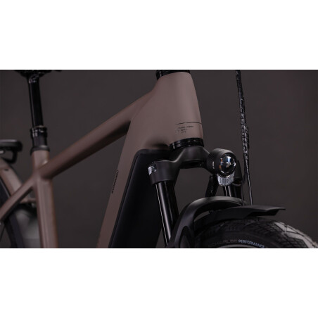 Cube Kathmandu Hybrid EXC ABS 800 Wh E-Bike Diamant 28" cedar&acute;n&acute;chrome