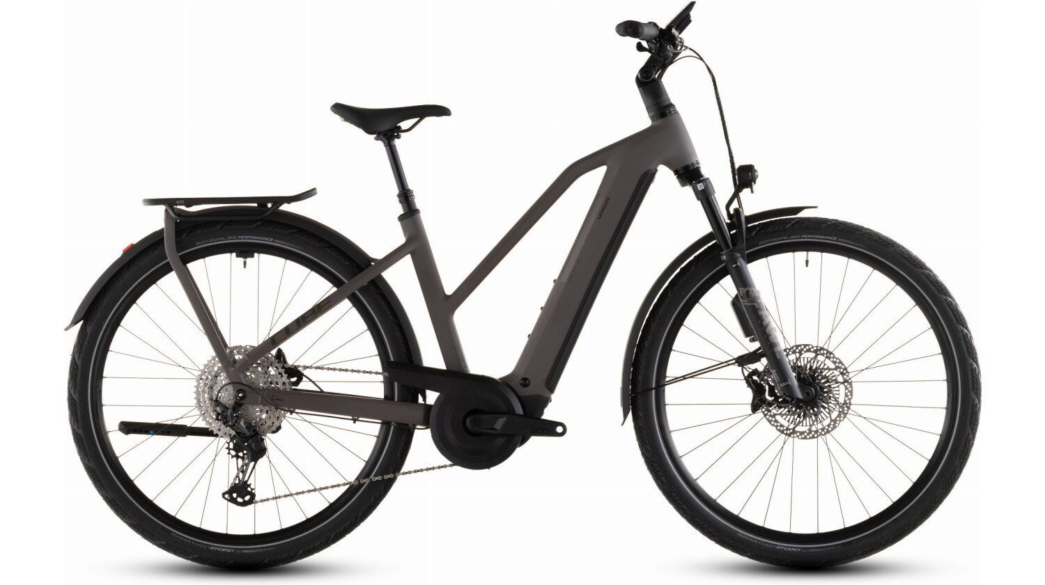Cube Kathmandu Hybrid EXC ABS 800 Wh E-Bike Trapeze 28" cedar´n´chrome