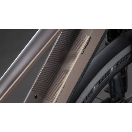 Cube Kathmandu Hybrid EXC ABS 800 Wh E-Bike Trapeze 28" cedar&acute;n&acute;chrome