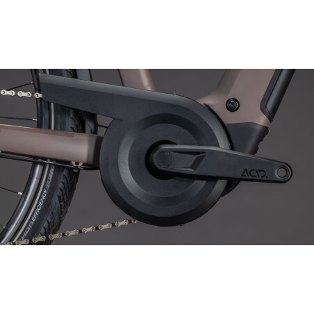 Cube Kathmandu Hybrid EXC ABS 800 Wh E-Bike Trapeze 28" cedar&acute;n&acute;chrome