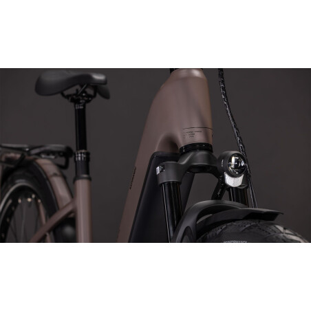 Cube Kathmandu Hybrid EXC ABS 800 Wh E-Bike Easy Entry 28" cedar&acute;n&acute;chrome