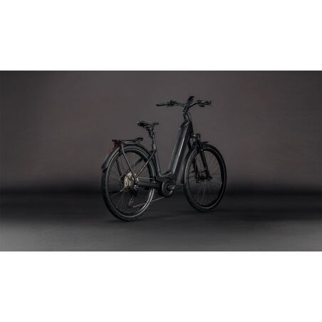 Cube Kathmandu Hybrid SLX 800 Wh E-Bike Easy Entry 28&quot; silverdust&acute;n&acute;chrome