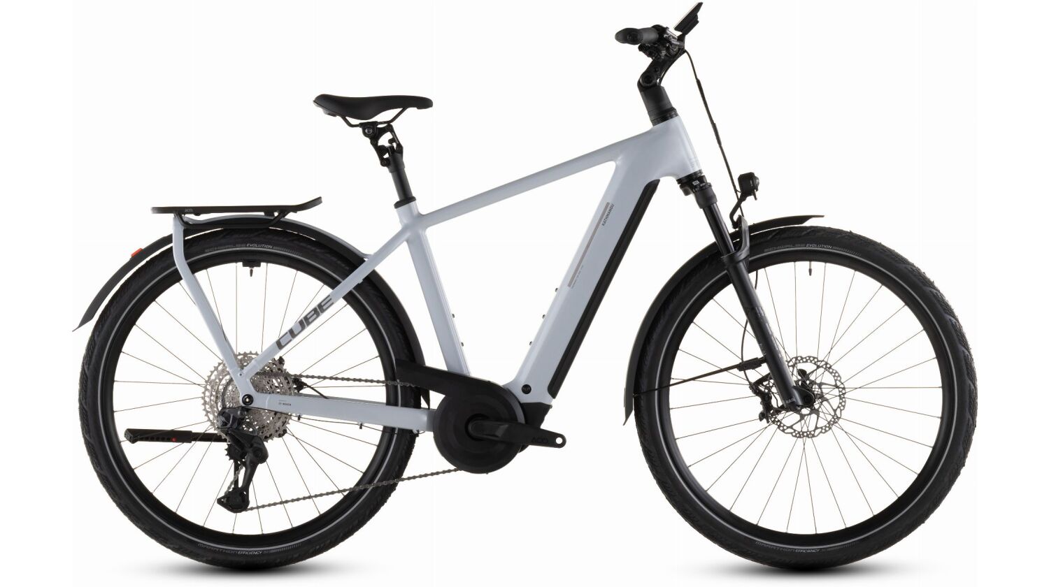 Cube Kathmandu Hybrid SLX 800 Wh E-Bike Diamant 28" foggrey´n´grey