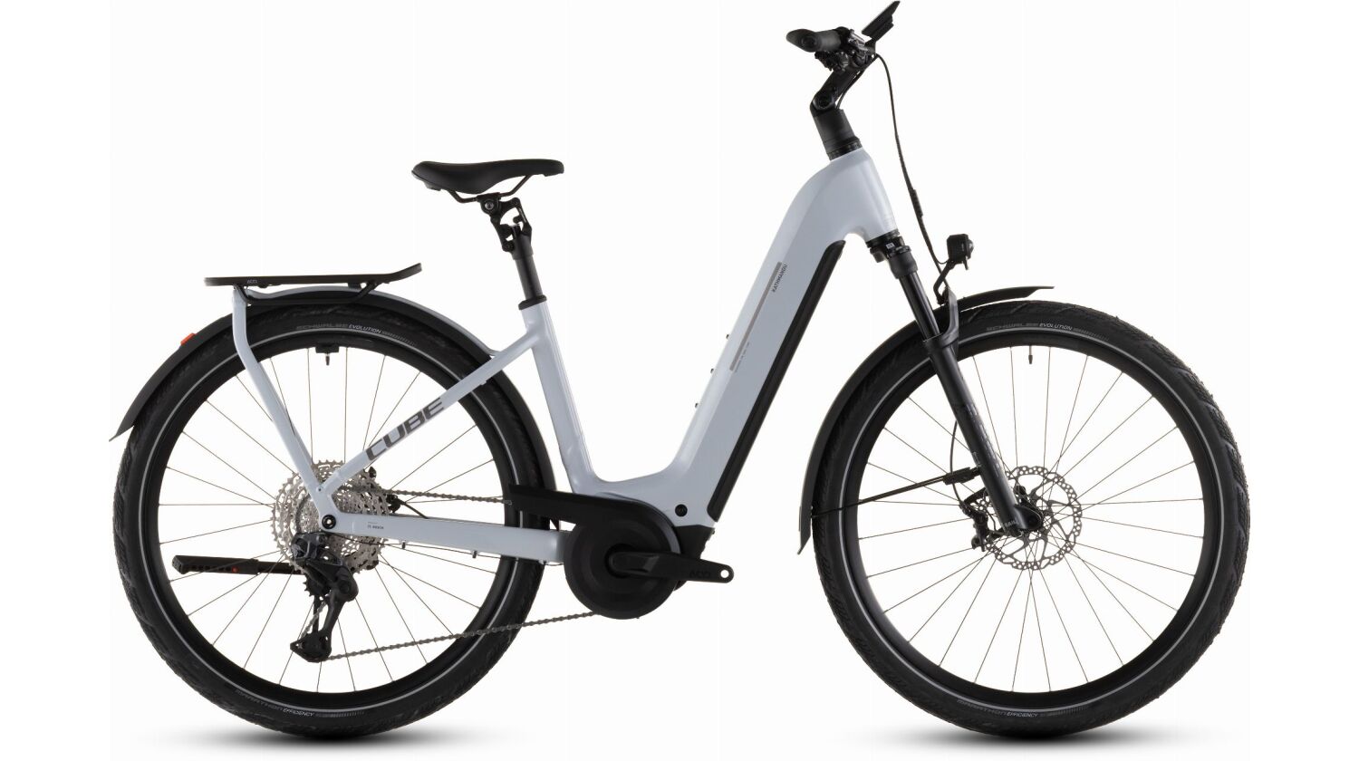 Cube Kathmandu Hybrid SLX 800 Wh E-Bike Easy Entry 28" foggrey´n´grey
